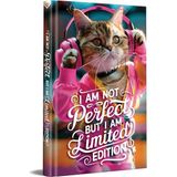 Mikasso Müzik Dinleyen Kedi Tasarımlı Çizgili Not Defteri – 13X21 cm Sert Kapak 192 Sayfa Sert Düz Çizgili 9 - Çok Renkli