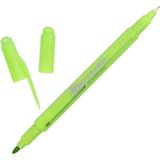 Mikasso My Color 2 Çift Uçlu Keçeli Kalem Yellow Green No:51 Sarı - Çok Renkli