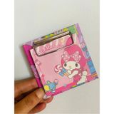 Mikasso My Melody Melodi Sekreterlikli Not Kağıdı Blok Not Memo Pad Küp Not Okul Ofis Ihtiyaçları Hediyelik - Çok Renkli