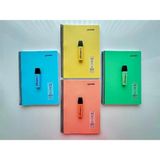 Mikasso My Note Pastel Renkler 140 Yaprak Kareli 4'lü Defter + Stabilo Boss Pastel Fosforlu Kalem Set Sert S - Çok Renkli