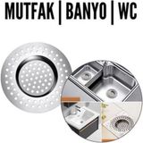 Mikasso Myglobal Nocta Lavabo Süzgeci 7cm Çelik Çelik
