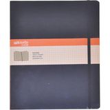 Mikasso Mynote Case Siyah 19X25 Kareli Defter 96YP Sert Düz Kareli 96 Yaprak Orta Boy Bej Konsept Defterler - Çok Renkli