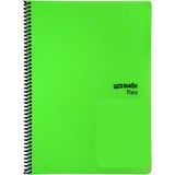 Mikasso Mynote Neon A4 120 Yaprak Kareli Spiralli Pp Defter 1 Adet Yumuşak Spiralli Kareli 120 Yaprak Büyük - Çok Renkli