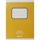 Mikasso Mynote Okul Defteri (Kareli-A5- 80 Yp.) Yumuşak Düz Kareli Orta Boy Beyaz Okul Defterleri A5 80 Yapr - Çok Renkli