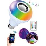 Mikasso Nanopro -1156 Rgb Bluetooth Hoparlör LED Ampul Müzik Çalma Uzaktan Kumanda - Çok Renkli