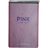 Mikasso New Notes Pink Is New Purple Spiralli Sert Kapak 100 Yaprak 17X24 Kareli Bloknot Küp Not Kağıdı - Çok Renkli