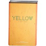 Mikasso New Notes Yellow Is New Green Spiralli Sert Kapak 100 Yaprak 17X24 Çizgisiz Karton Spiralli Çizgisiz - Çok Renkli
