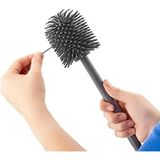 Mikasso Nexoratech Silikon Wc Tuvalet Banyo Fırçası Klozet Fırçası Siyah Kare 1288145 Belirtilmemiş Şeffaf - Çok Renkli