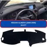 Mikasso Nissan Almera 2000-2006 Torpido Koruyucu Torpido Halısı Kılıf Havlu Örtü - Çok Renkli