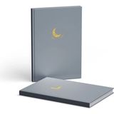 Mikasso Noktalı Defter Sert Kapaklı Kurdeleli 13X21 cm Hardcover Notebook Gri 2 Adet Sert Düz Noktalı Orta B - Çok Renkli