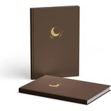 Mikasso Noktalı Defter Sert Kapaklı Kurdeleli 13X21 cm Hardcover Notebook Kahverengi 2 Adet Sert Düz Noktalı - Çok Renkli