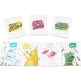 Mikasso Not Defteri Sarı Ofset Kapak 14X20 cm 96 Yaprak Çizgili OFS129Ç Karton Düz Çizgili 96 Yaprak Orta Bo - Çok Renkli