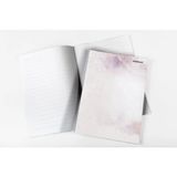 Mikasso Notebook - Not Defteri Karton Düz Çizgili Orta Boy Beyaz Not Defteri A5 Not Defterleri - Çok Renkli