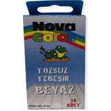 Mikasso Novacolor NC-4110 Beyaz Tebeşir 10'lu Beyaz Tebeşir Çok Renkli