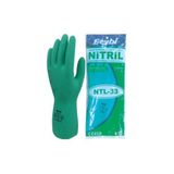Mikasso Ntl-33 Kimyasal Koruyucu Nitril Eldiven 9 Numara Mavi