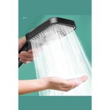 Mikasso Oceandeep Geniş Çoklu Noozle Banyo Duş Başlığı Yeni Nesil Başlık Gümüş Plastik