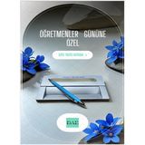 Mikasso Öğretmenler Gününe Özel Özel Kutusunda Hediyelik Tükenmez Kalem Mavi - Çok Renkli