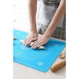 Mikasso Ölçü Çizgili Hamur Açma Matı ile Mükemmel Boyutlandırma (50CM*40CM) Silikon
