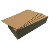 Mikasso Oluklu Mukavva Kartonu 63X30 cm (10 Adet) Kahverengi 20 x 30 cm
