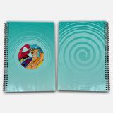 Mikasso One Piece Franky Çizgili A4 Okul Defteri 72 Yaprak Model 3 - Hasır Şapka Serisi Sert Spiralli Çizgis - Çok Renkli