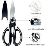 Mikasso Online Kapında Çok Amaçlı Ultra Keskin Mutfak Makası Çelik