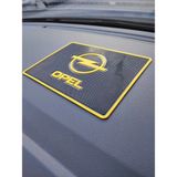 Mikasso Opel Kaymaz Torpido Pedi - Opel Kaydırmaz Ped - Opel Desenli Arac Silikon Kaydırmaz Ped - Çok Renkli