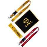 Mikasso Opel Logolu Torpido Üstü Kaydırmaz Ped & Ayna Askı Ipi 2'li & Tampon Dili Çeki Ipi Oto Aksesuar Seti - Çok Renkli
