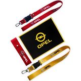 Mikasso Opel Logolu Torpido Üstü Kaydırmaz Ped / Oto Ayna Askısı & Anahtarlıklı Ayna Ipi 2'li & Tampon Dili - Çok Renkli