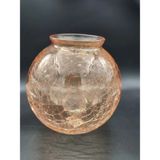 Mikasso Osmanlı Avize Camı Bal Renkli Çatlatılmış Desenli Grifli (Çap: 15 Cm. Ağız Çapı: 7,5-8 Cm) Cam 1 E2 - Çok Renkli