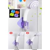 Mikasso Osso Kendinden Yapışkanlı Lif Askılı Duş Başlığı Tutucu 2 Kademeli Çift Askılı Banyo Organizer Plast