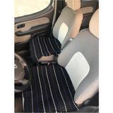 Mikasso Oto Koltuk Koruyucu Kılıf Hasır Araba Örtü Kilim 3 Parça Pamuk - Polyester - Elastan Siyah - Çok Renkli