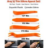 Mikasso Oto Teyp Torpido Döşeme Kapı Araç Içi Trim Sökme Aparatları 4 Parça F/p Ürünüdür - Çok Renkli