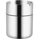 Mikasso Oto/masaüstü Küllük 10 cm Paslanmaz Metal Bej Oval