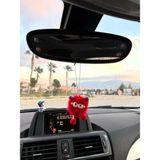 Mikasso Otomobil Dikiz Süsü Kırmızı Dikiz Aynası Süsü Topçuk Surat Oto Aksesuar - Çok Renkli
