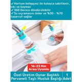 Mikasso Özel Üretim 360 Derece Dönebilen Su Tasarruflu Oynar Başlıklı Pervaneli Taşlı Musluk Başlığı 1 Adet