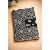 Mikasso Özgün Planlama ve Çizim Defteri - Take Actıon -14X20 cm Karton Düz Küçük Boy Çok Renkli Not Defteri