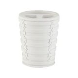 Mikasso Palm Diş Fırçalık Beyaz Reçine Beyaz - Çok Renkli