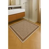 Mikasso Pamuk Dokuma Bukle Kilim Pamuklu Orta (6 - 12 Mm) Kahverengi Belirtilmemiş Belirtilmemiş Saçaksız (O - Çok Renkli
