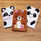 Mikasso Panda Tasarımlı Peluş Defter Karton Renkli Belirtilmemiş Belirtilmemiş Çok Renkli Not Defteri A3 12