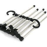 Mikasso Pantolon Askılık 5 Li Hareketli Askı Metal Gümüş