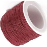 Mikasso Paraşüt Ipi, Bileklik-Kolye Örgü Ipi 1 mm 50 Metre Bordo Çok Renkli