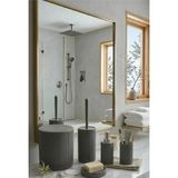 Mikasso Parça Banyo Seti, Bambu Desen Siyah, Çöp Kovası, Fırçalık, Sıvı Sabunluk, Diş Fırçalık, Sabunluk Pla - Çok Renkli