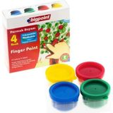 Mikasso Parmak Boyası 4 Renk 4X35ML 150541 Beyaz - Çok Renkli