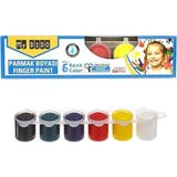 Mikasso Parmak Boyası 6 Renk 1 Paket My Dido 6 Lı Parmak Boyası 1 Paket Çok Renkli