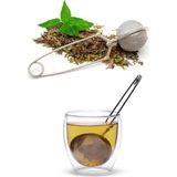 Mikasso Paslanmaz Çelik Çay Bitki Çayı Demleme Süzgeci Maşalı Çay Süzgeci Ihlamur Adaçayı Kuşburnu Süzgeci P