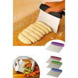 Mikasso Paslanmaz Çelik Hamur Kesme & Kazıyıcı Aparat – Pasta/kek Şekillendiren Spatula Çelik
