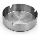 Mikasso Paslanmaz Çelik Küllük, Yuvarlak Küllük 10 cm Metal Metalik Yuvarlak