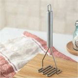 Mikasso Paslanmaz Metal Patates Ezici 24 cm Çelik