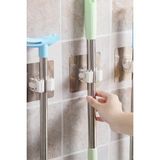 Mikasso Paspas Süpürge Fırça ve Mop Askısı Sap Tutucu Mutfak Banyo ASKI(1ADET) Beyaz