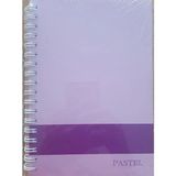 Mikasso Pastel Renk 20X28 Sert Kapak Spiralli Defter Çizgili 120 Yaprak Sert Spiralli Kareli 120 Yaprak Orta - Çok Renkli